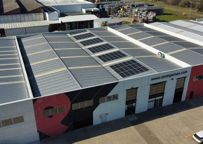 Instalación fotovoltaica de 30kw en Stores Persan en Ourense