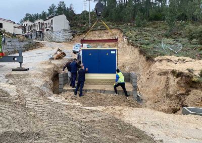 Instalación de centro de transformación de reparto para urbanización en Barbadás-Ourense